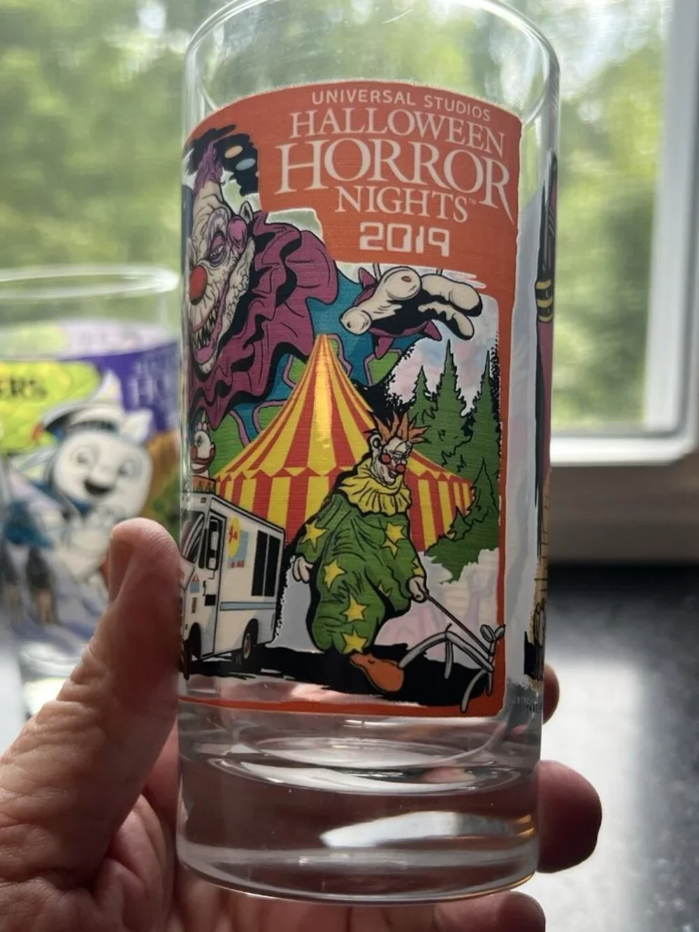 Universal Studios Halloween Horror Nights 2019 Glass SET Collectible Cups MINT